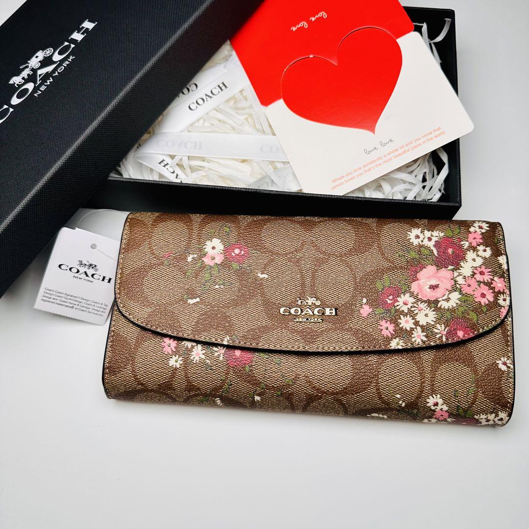 COACH フラワープリント 長財布 F06656 Amazon.co.jp: [コーチ] COACH 財布(長財布) F06656 6656