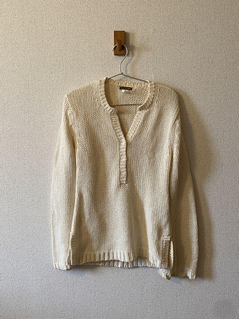 J.CREW アイボリー プルオーバーセーター XS