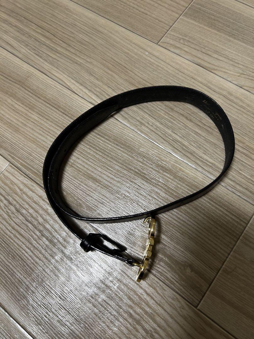Ferragamo ベルト ゴールドバックル 70cm