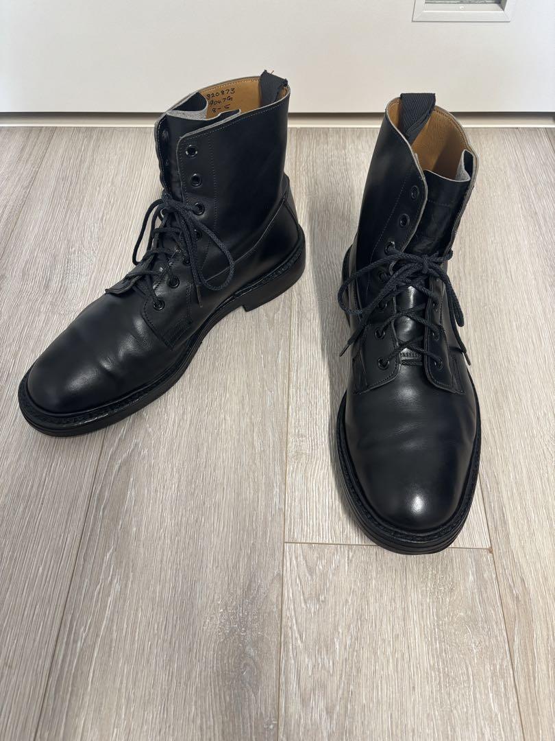 Tricker's（トリッカーズ）プレーントゥブーツサイズUK8