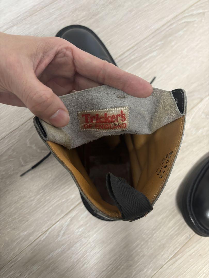 Tricker's（トリッカーズ）プレーントゥブーツサイズUK8