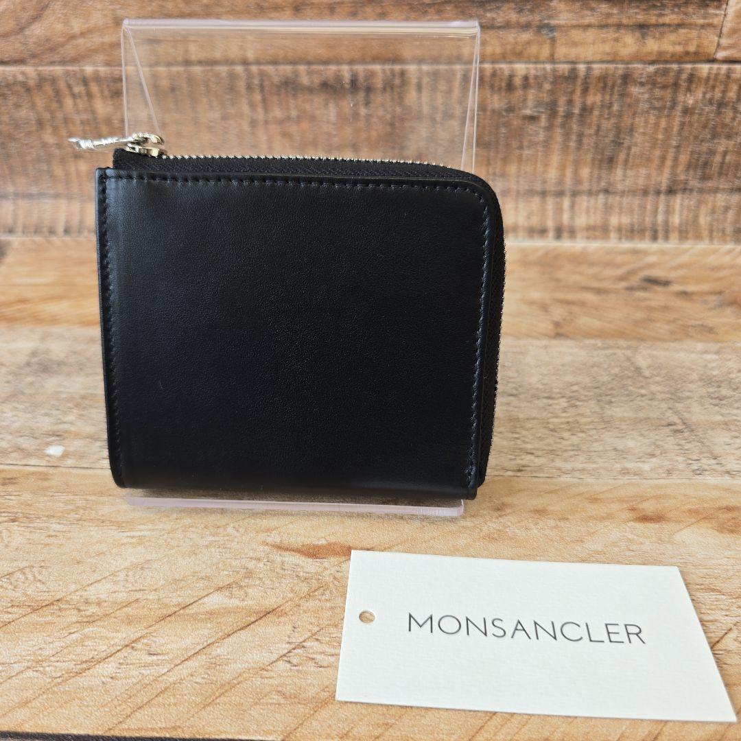 人気デザイナー イタリアンレザー 二つ折り財布 MONSANCLER 本革 コンパクトBK L字 小物