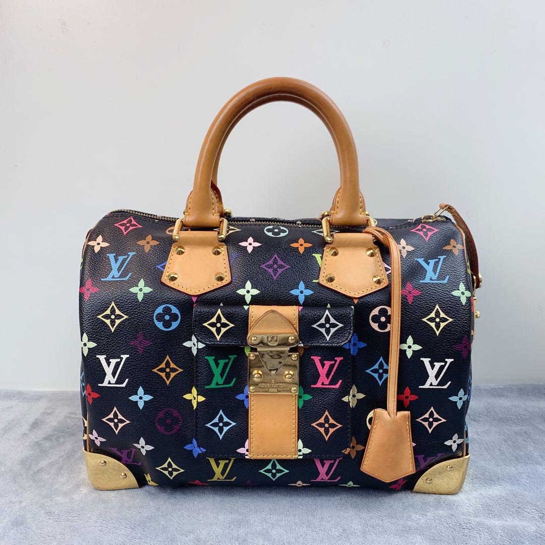 ルイ・ヴィトンLouis Vuitton スピーディ30マルチカラー ノワール