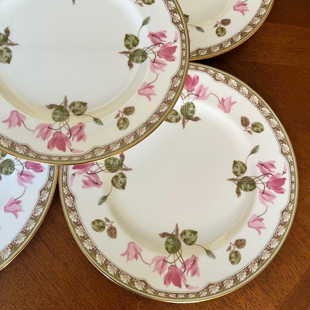 【美品】ビンテージノリタケ★シクラメンタッチ★ランチプレート5枚 【美品】ビンテージノリタケ★シクラメンタッチ★ランチプレート5枚