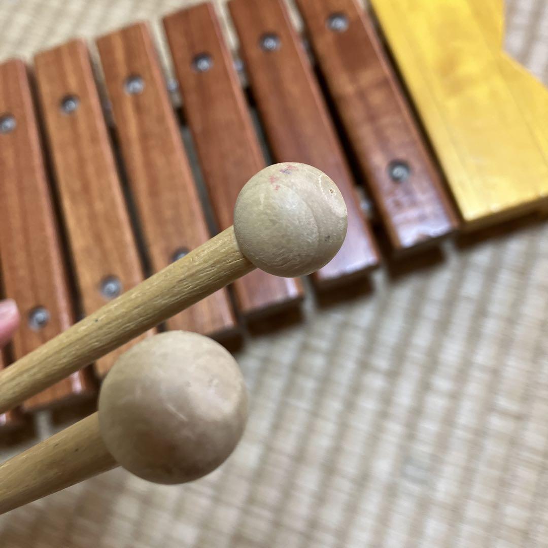 BorneLund ボーネルンド おさかなシロフォン(木琴) バチ2本付き