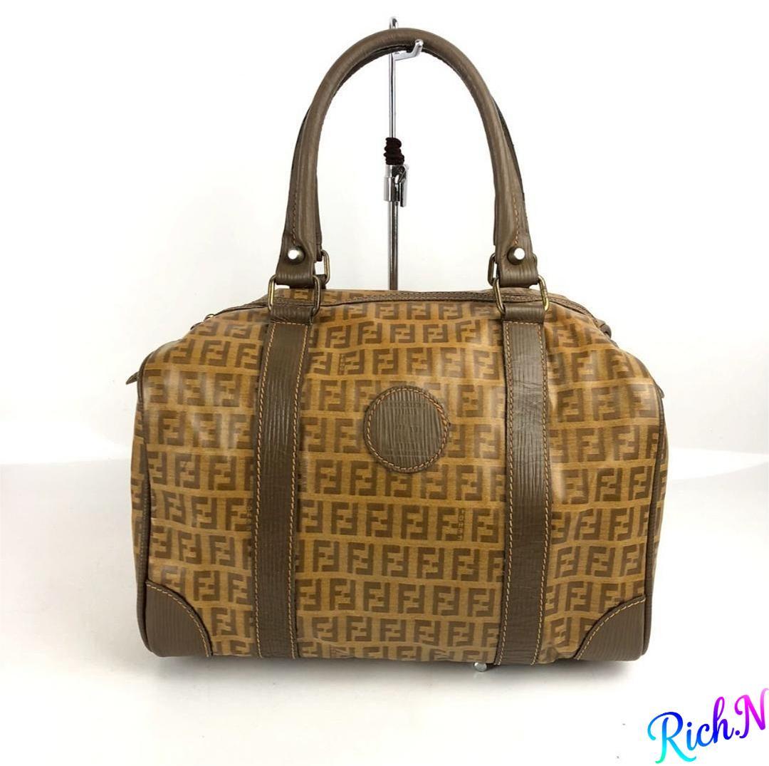 FENDI フェンディ ズッカ柄 ハンドバッグ レディース ブランド
