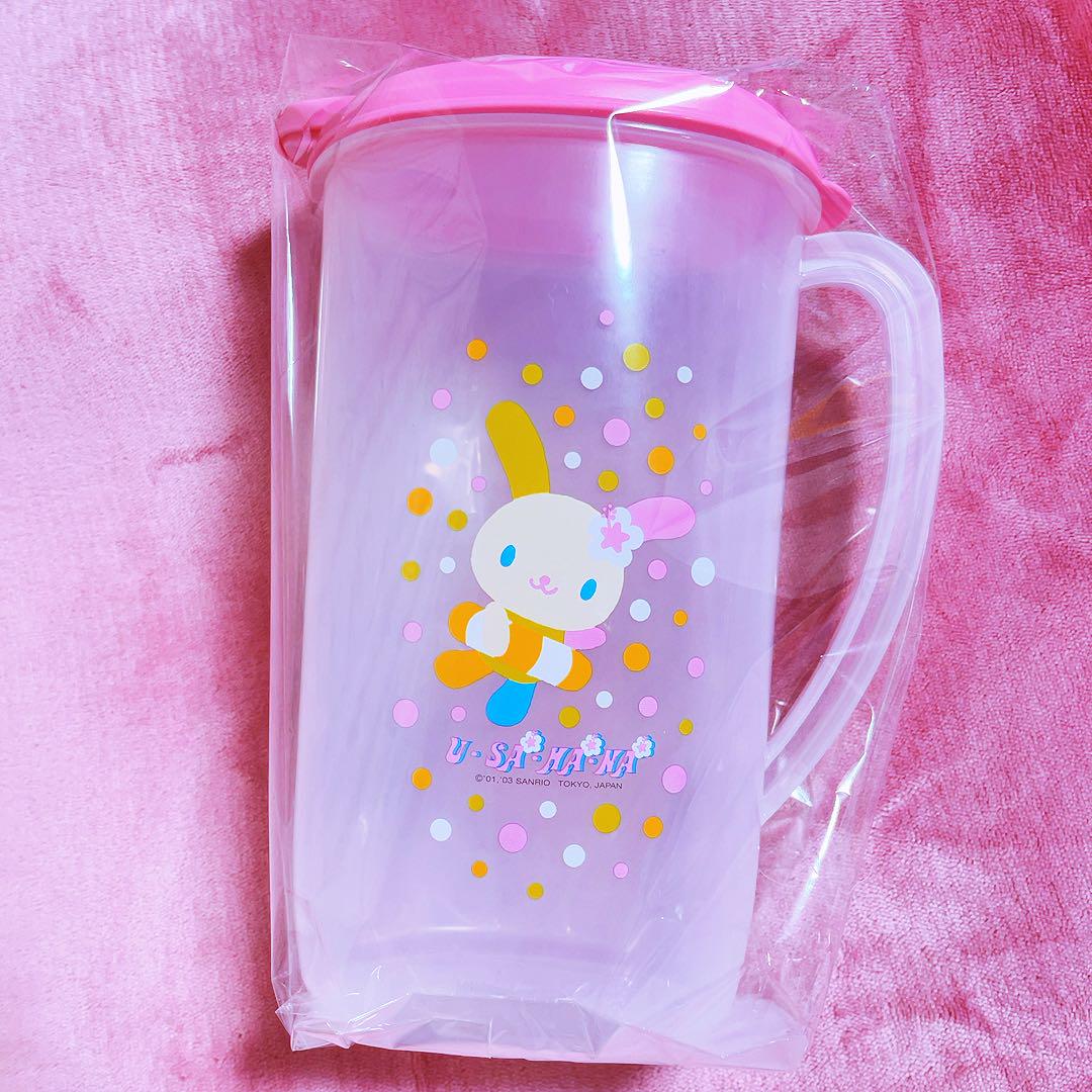 希少レア　ウサハナ　ふた付きどんぶり　ティーポット　平成レトロ　サンリオ　ウサギ 希少レア ウサハナ ふた付きどんぶり ティーポット 平成レトロ