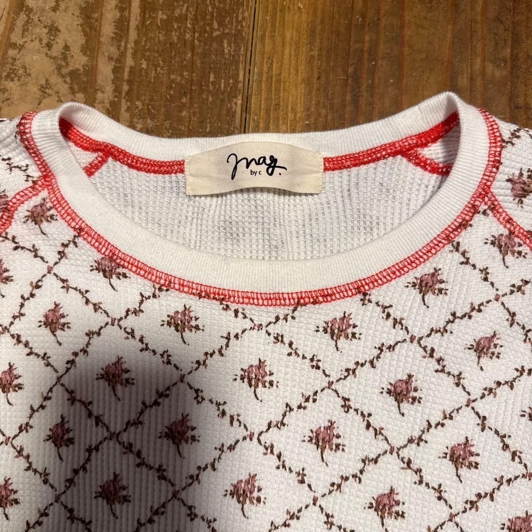 mag.by c フラワーサーマルトップス mag.by c フラワーサーマルトップス