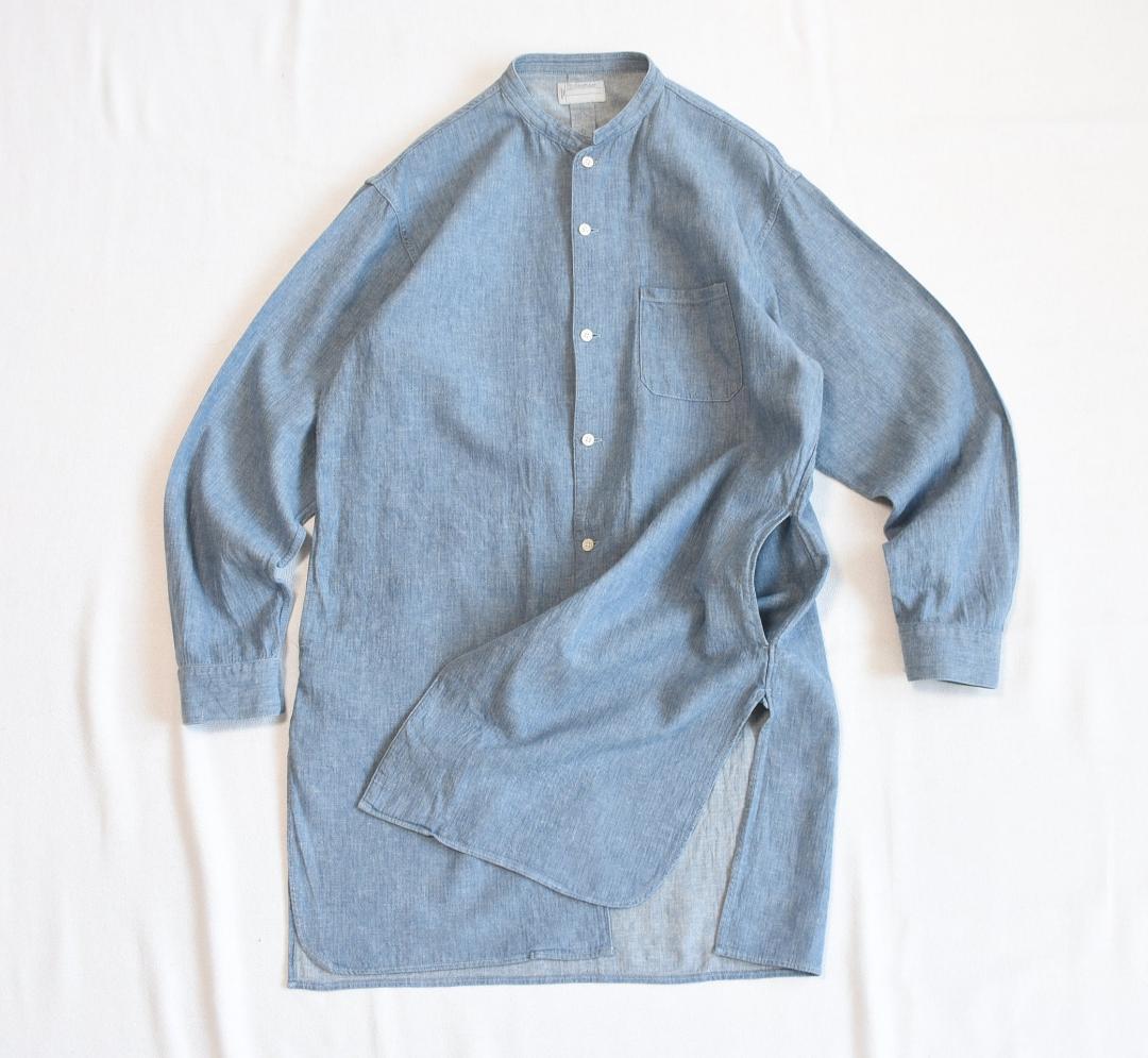 【海外限定】 oldjoe（オールドジョー）麻綿混紡リネンコットン・ロングテール トップス
