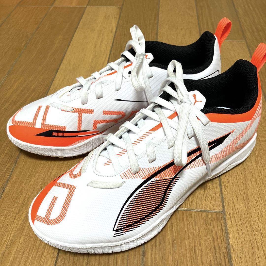 PUMA ULTRA ホワイト/オレンジ シューズ23.5