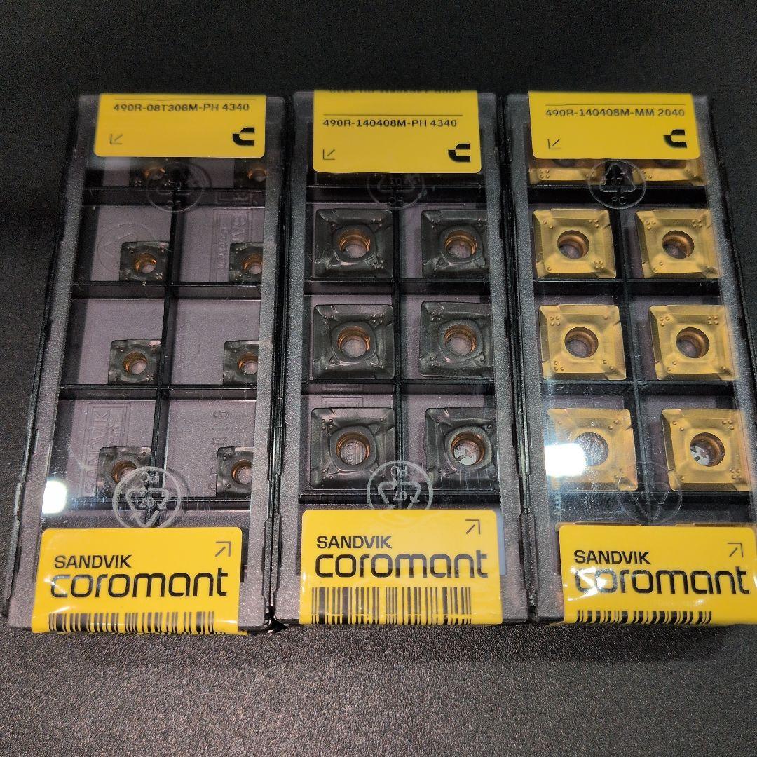 サンドビック 超硬チップ 6ケース(60枚)