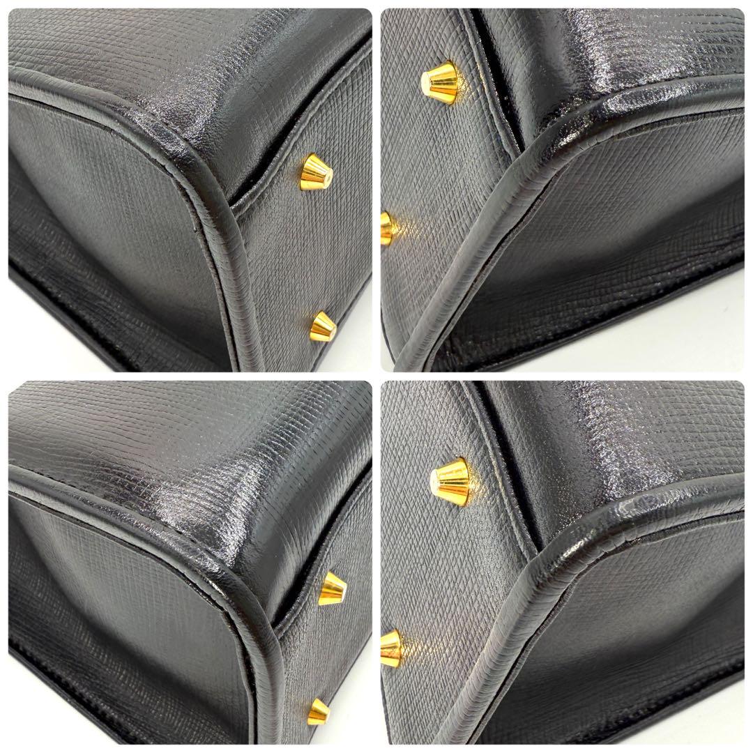 【中古】美品 クレージュ 2wayハンドバッグ ショルダーバッグ 斜め掛け