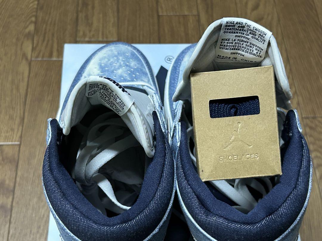 新品 ナイキ エアジョーダン 1 RETRO HIGH デニム