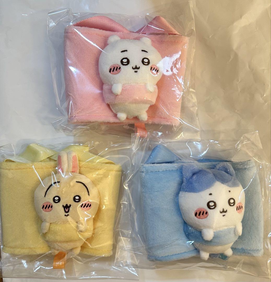 ちいかわ ドリンクカップホルダー　ちいかわ　ハチワレ　うさぎ　3個セット　新品 ちいかわ ドリンクカップホルダー ちいかわ ハチワレ うさぎ 3点