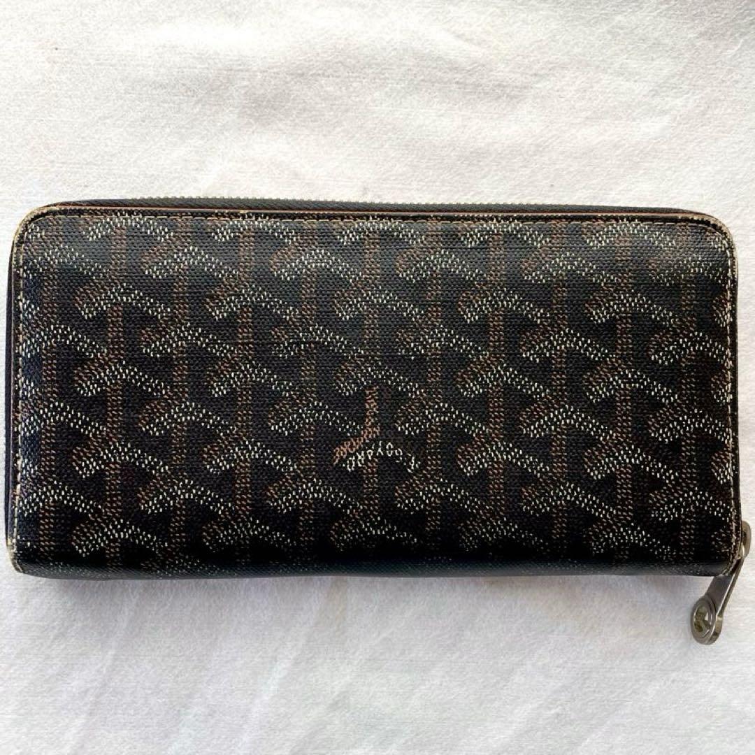 GOYARD ゴヤール モノグラム 財布 ラウンド　ブラック　マティニョンGM