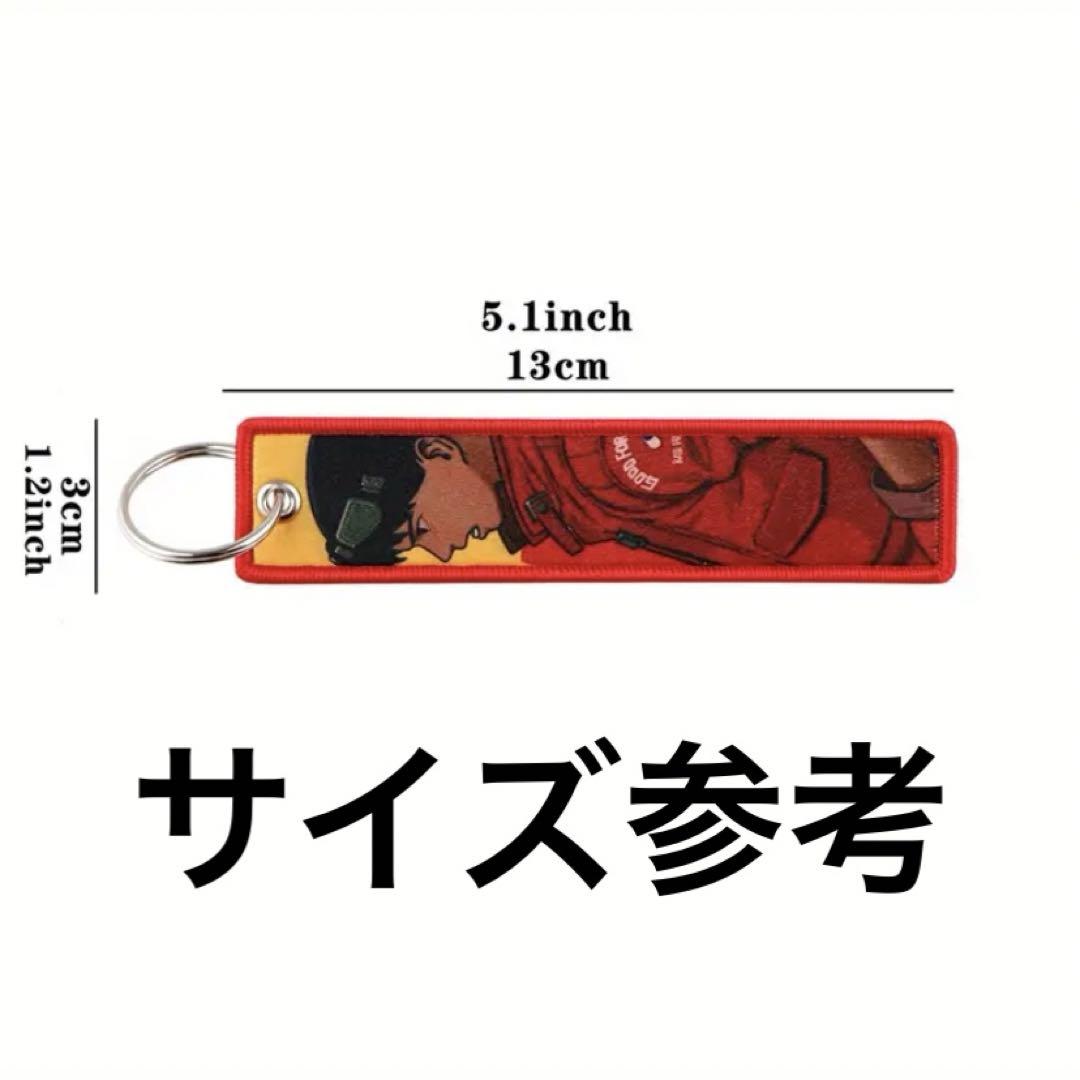 匿名即日発送 AKIRA 刺繍タグキーホルダー（裏表別絵柄