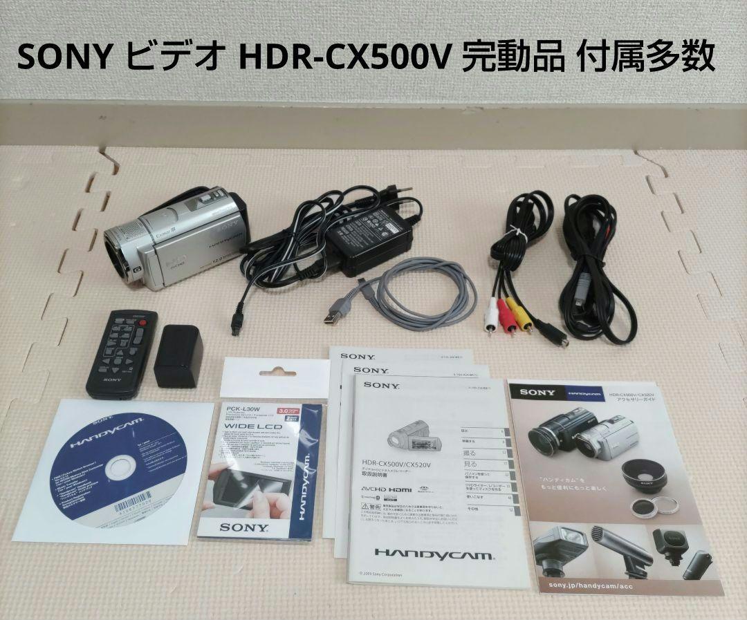 SONY ビデオ HDR-CX500V 完動品 付属多数