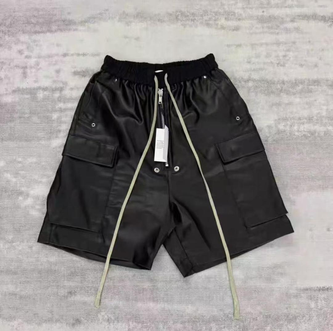 Rick Owens カーゴショーツ 黒 Rick Owens 22SS サルエルカーゴショーツ ハーフパンツ ショーツ