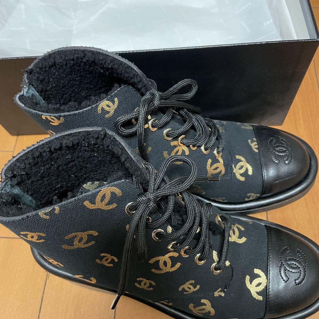 CHANEL シャネル ショート ブーツ 37ファッション