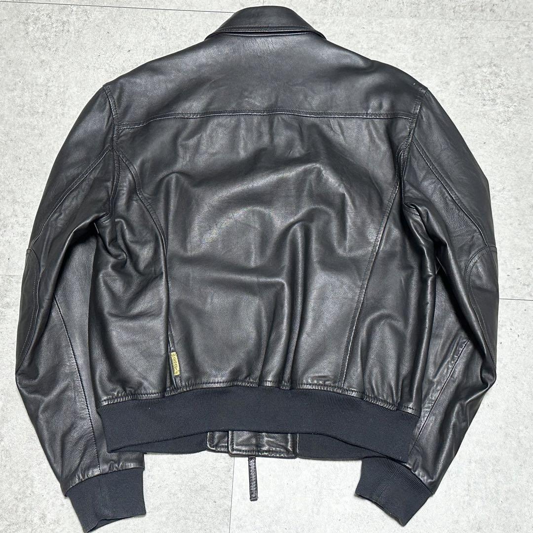 最新コレックション 公式 ストアファッション ラムレザー JEANS ARMANI 極美品 - ジャケット・アウター