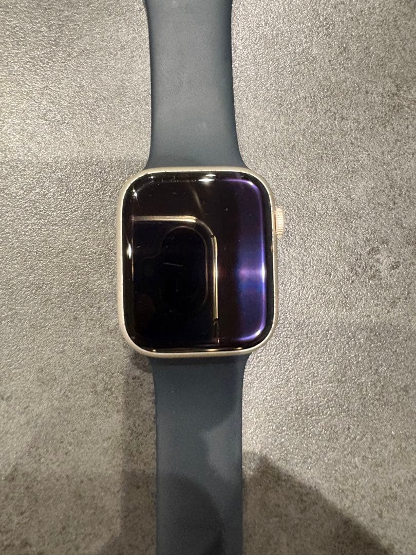 Apple Watch7 45mm スターライト目立った傷や汚れなし