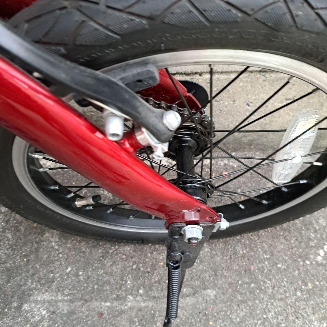 フィルドチャンプ　12インチで折りたたみ自転車　レッド　美品