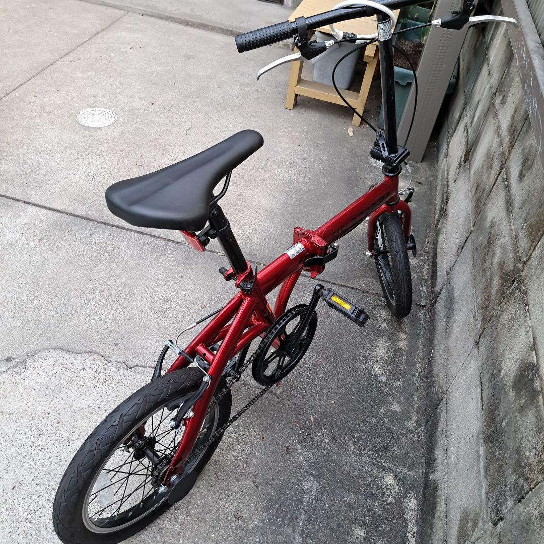 フィルドチャンプ　12インチで折りたたみ自転車　レッド　美品