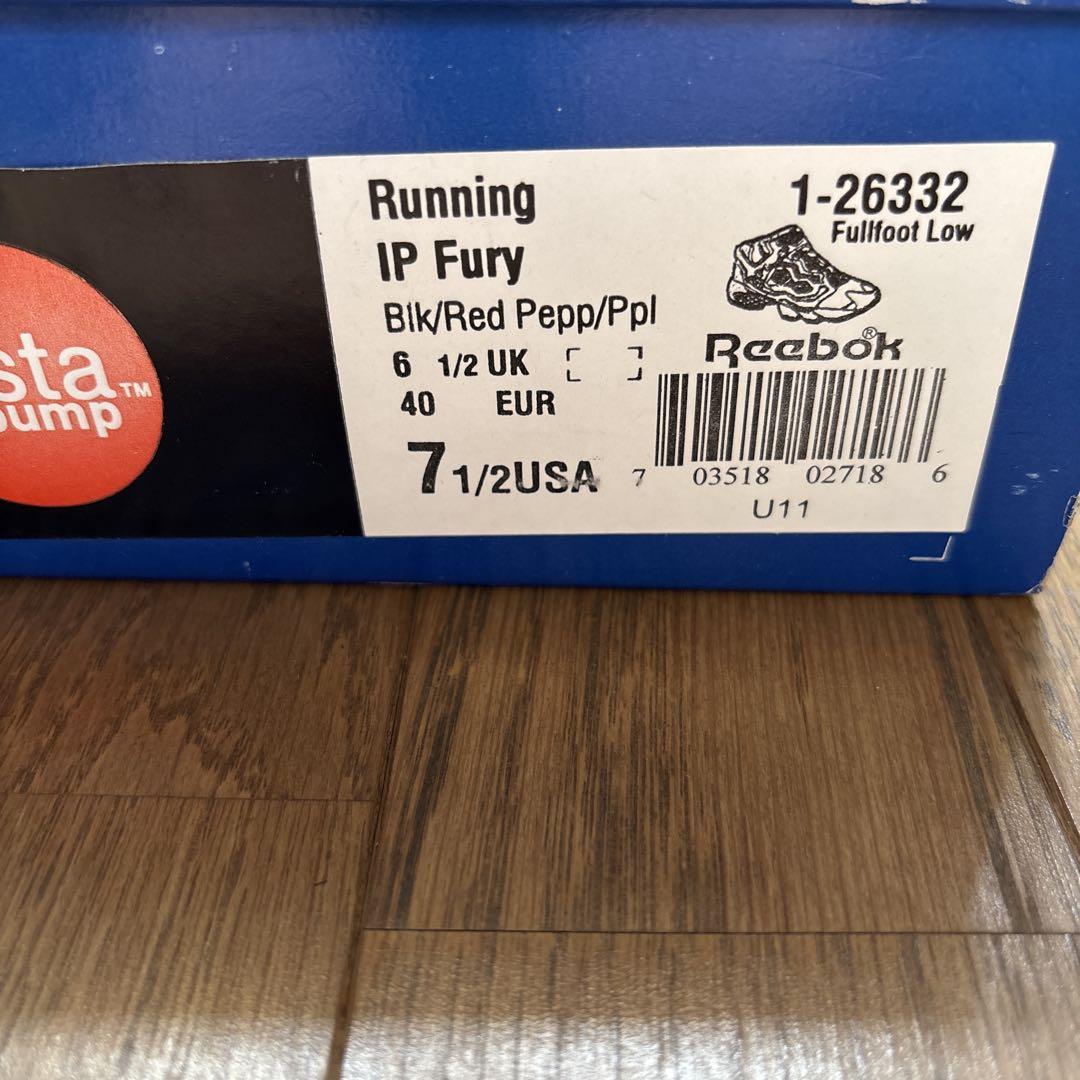 リーボック instapump fury US7.5 25.5㌢ デッドストック - メルカリ