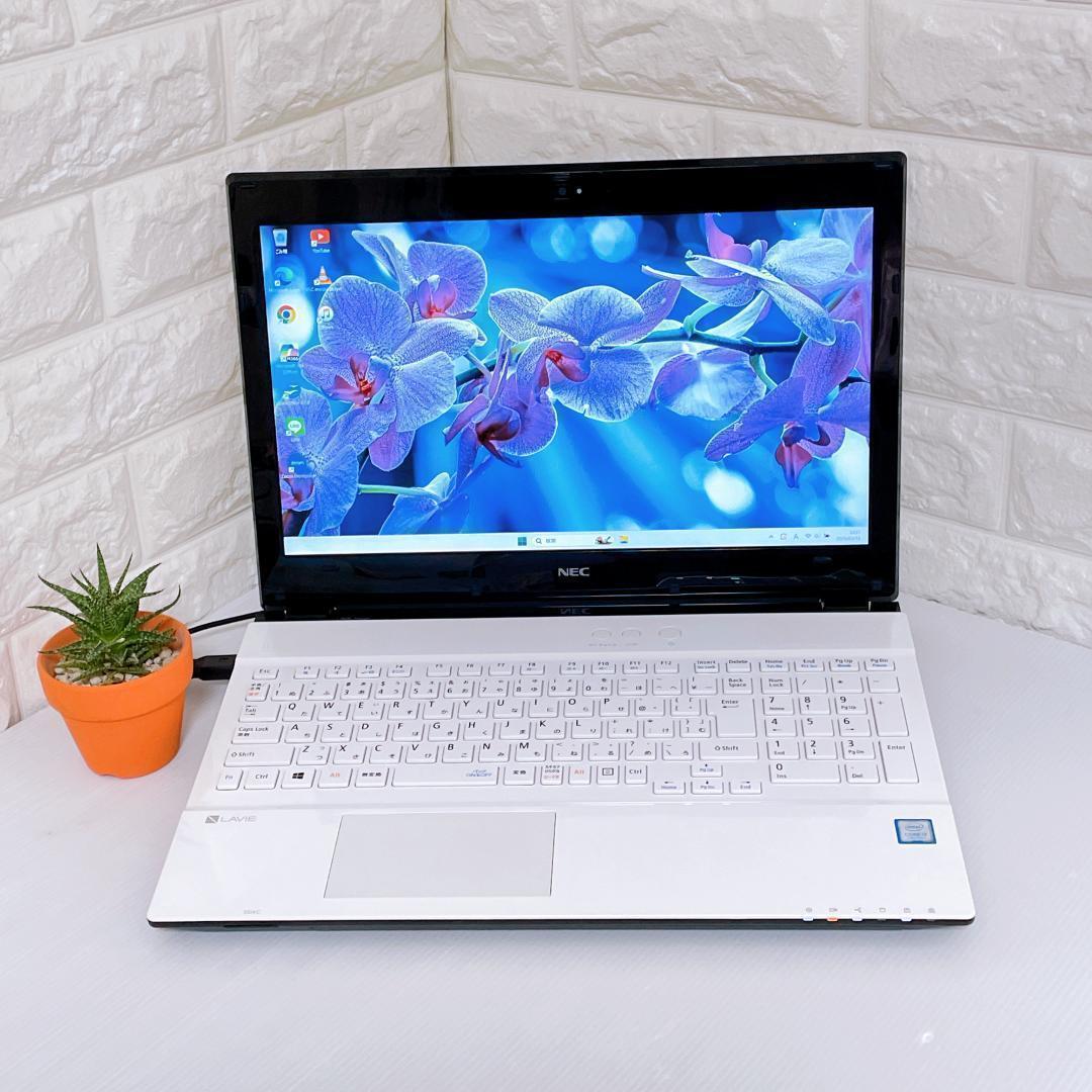 ノートパソコン NEC Windows 11 i7 8GB SSD ノートPC