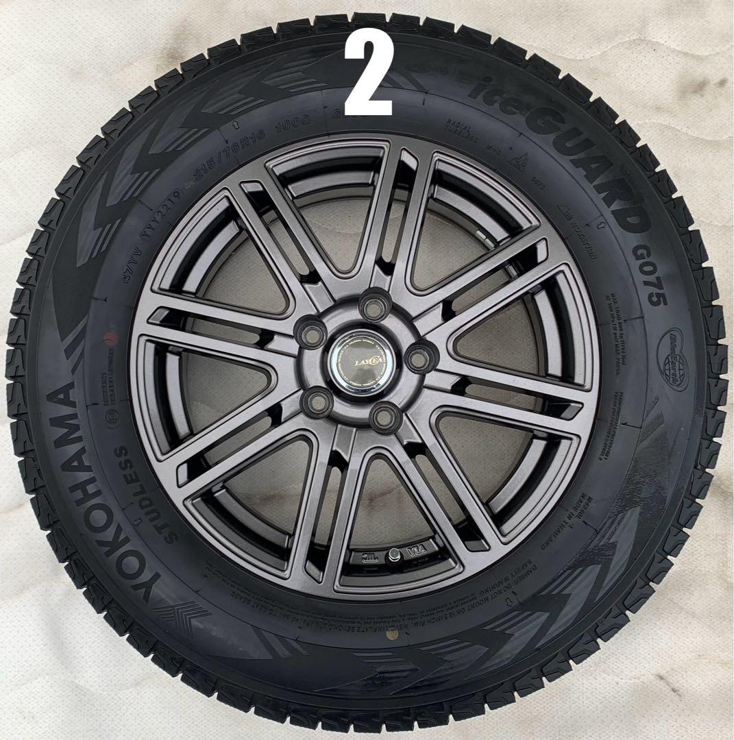 ◆LAYCEA 社外16インチ◆215/70R16◆2019年スタッドレスタイヤ