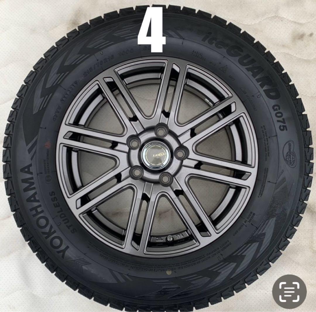 ◆LAYCEA 社外16インチ◆215/70R16◆2019年スタッドレスタイヤ