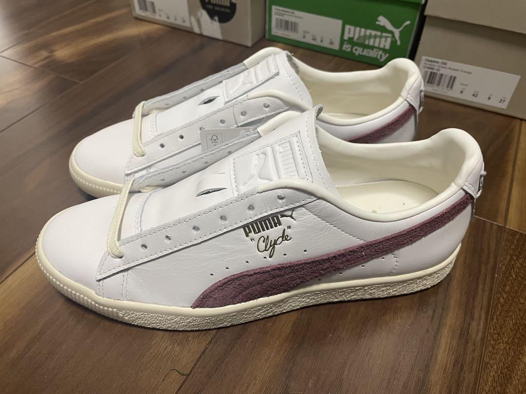プーマ　Puma Clyde ホワイト×バイオレット　27 新品未使用