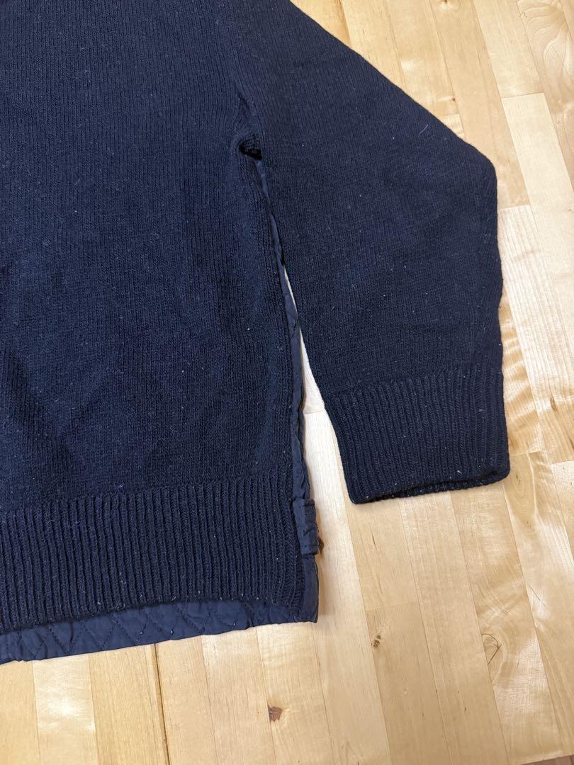 非常に高い品質 COMME des GARCONS HOMME 背面キルティングニット M相当 トップス