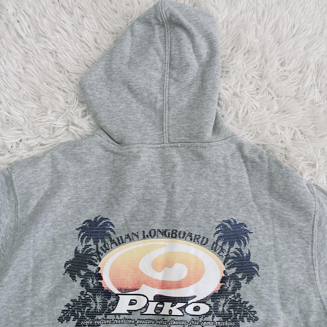 PIKO フルジップ パーカー Hawaiian グレー レディース L - メルカリ