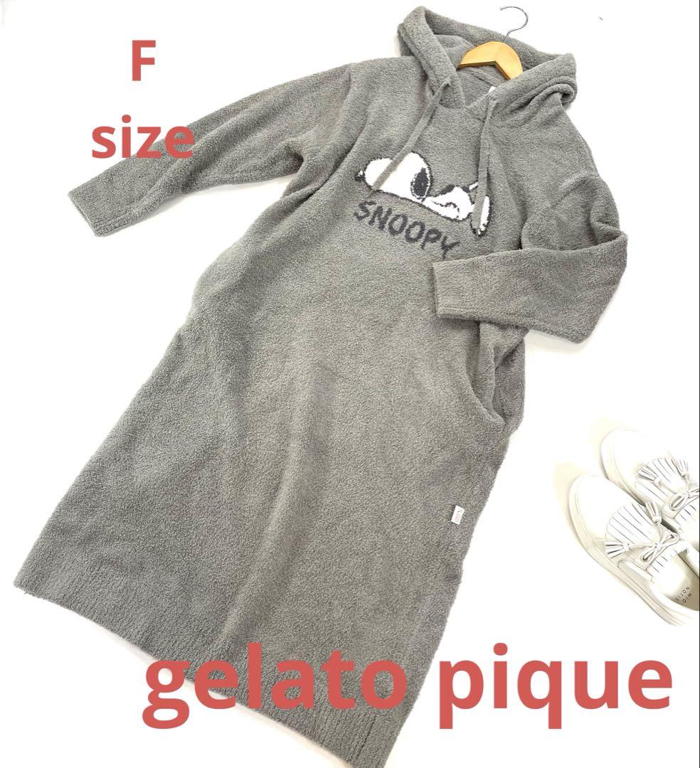 新品 gelato pique スヌーピージャガードドレスワンピース 4832