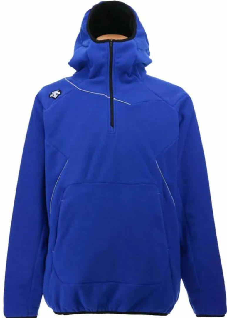 DESCENTE デサント フリース ジャケット パーカー ロイヤルブルー