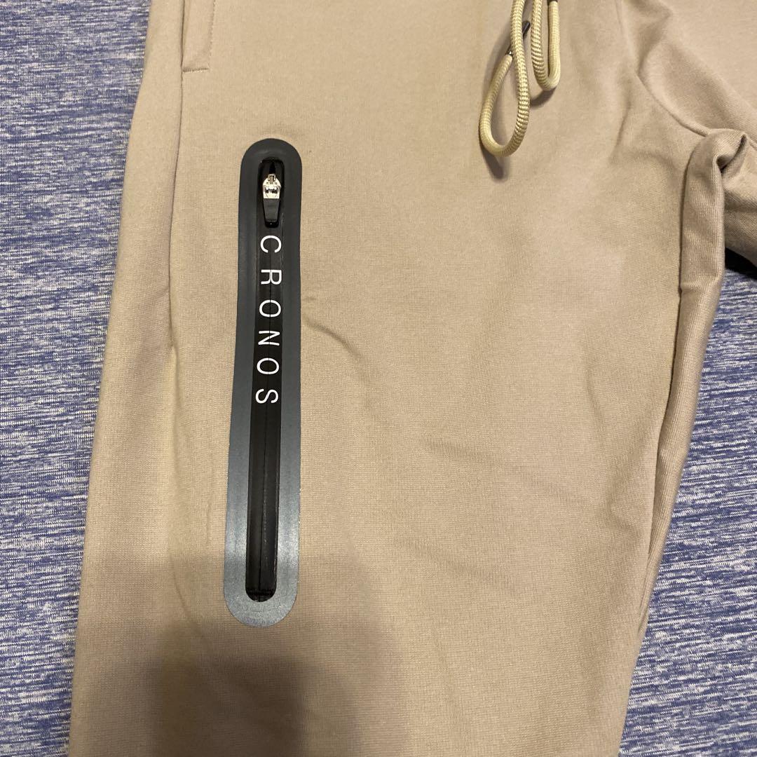 CRONOS スリムフィット ベージュパンツ CRONOS ベージュ スリムフィットパンツ