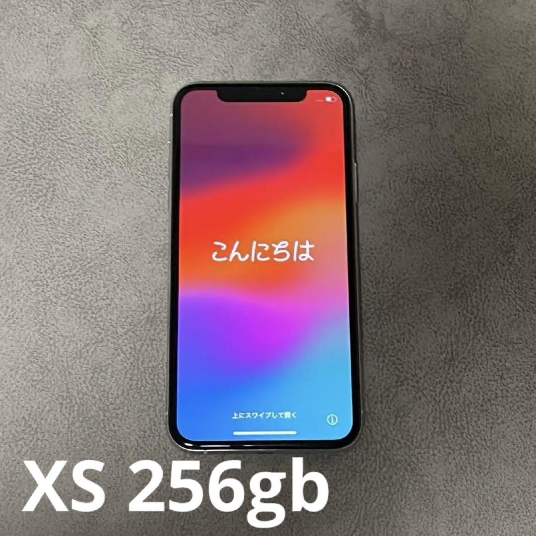 iPhone Xs Silver 256 GB docomo容量256GB