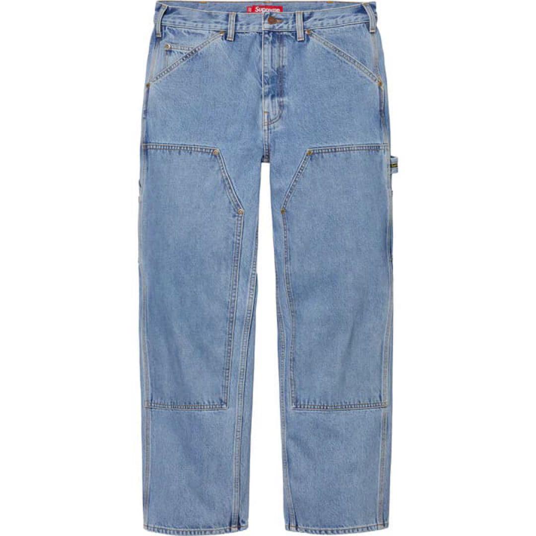 Supreme Double Knee Painter Pant Blue 34