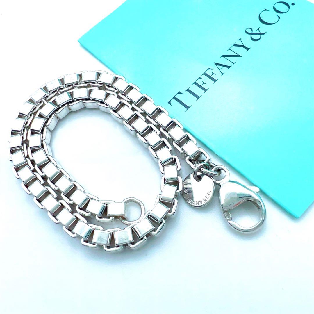 【美品】Tiffany & Co ベネチアン ブレスレット SV925 美品✨TiffanyティファニーブレスレットベネチアンブレスレットSV