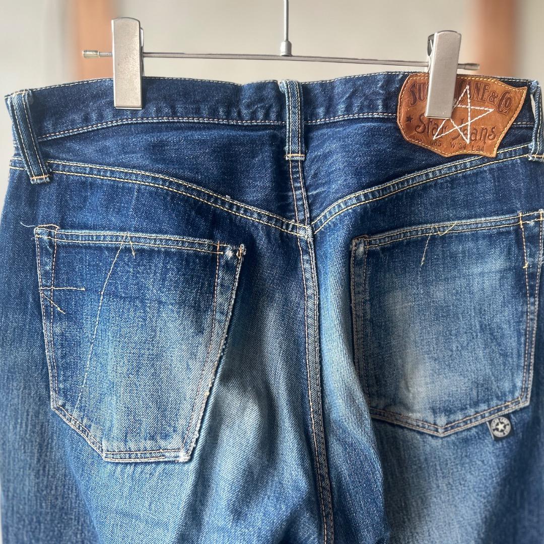 SUGAR CANEシュガーケーンstar jeans赤耳セルビッチデニムW34
