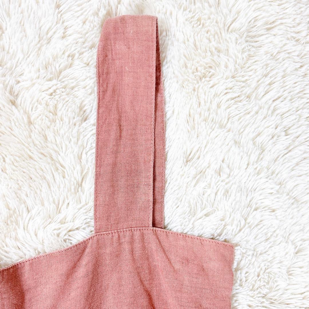 【美品】MYLAN カラーリネンオールインワン　ワイド　バルーン