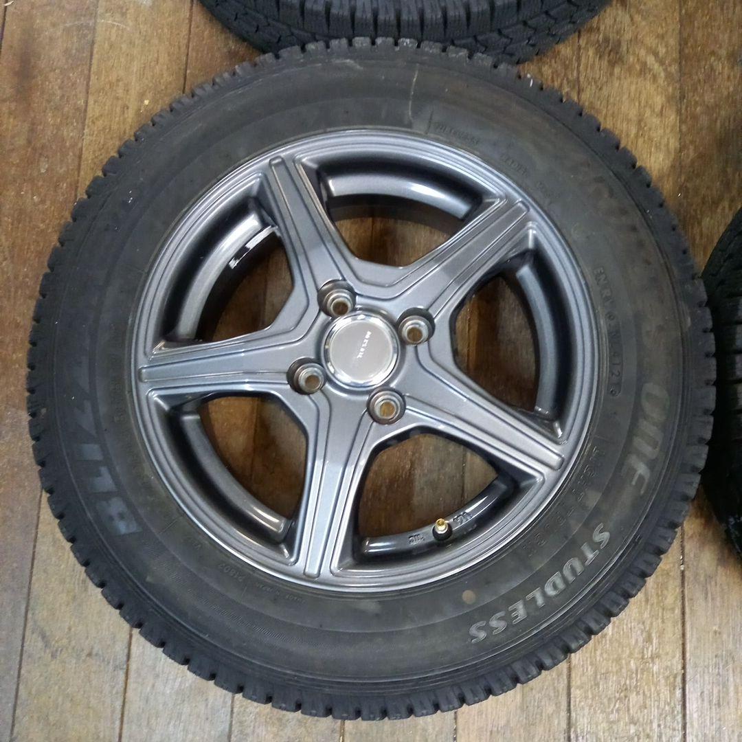 たかぴんさん専用　サクシード　BSスタッドレス　VL1　155/80R14 LT