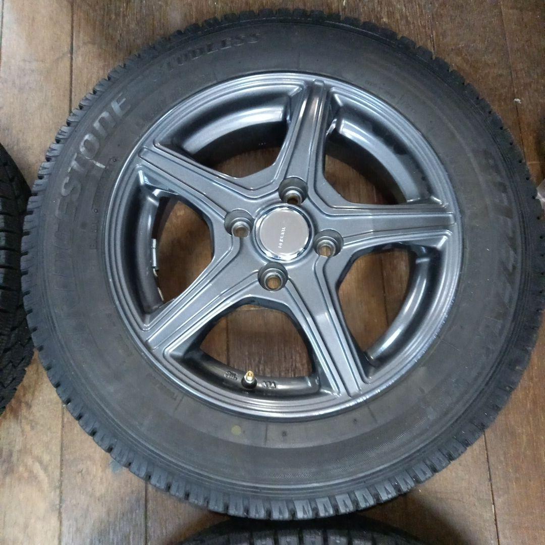 たかぴんさん専用　サクシード　BSスタッドレス　VL1　155/80R14 LT