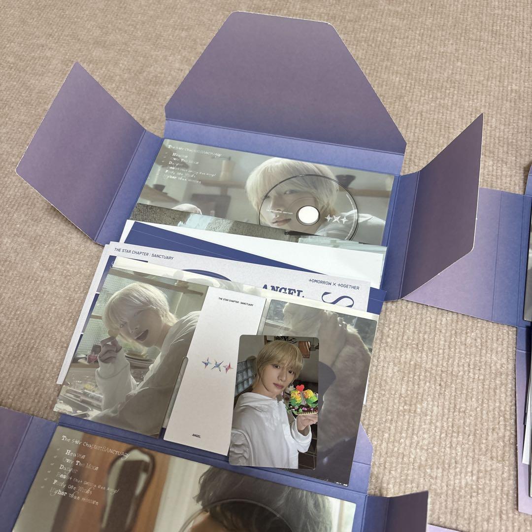 美品】 TXT SANCTUARY Angel ver 5枚セット トレカ付き - メルカリ