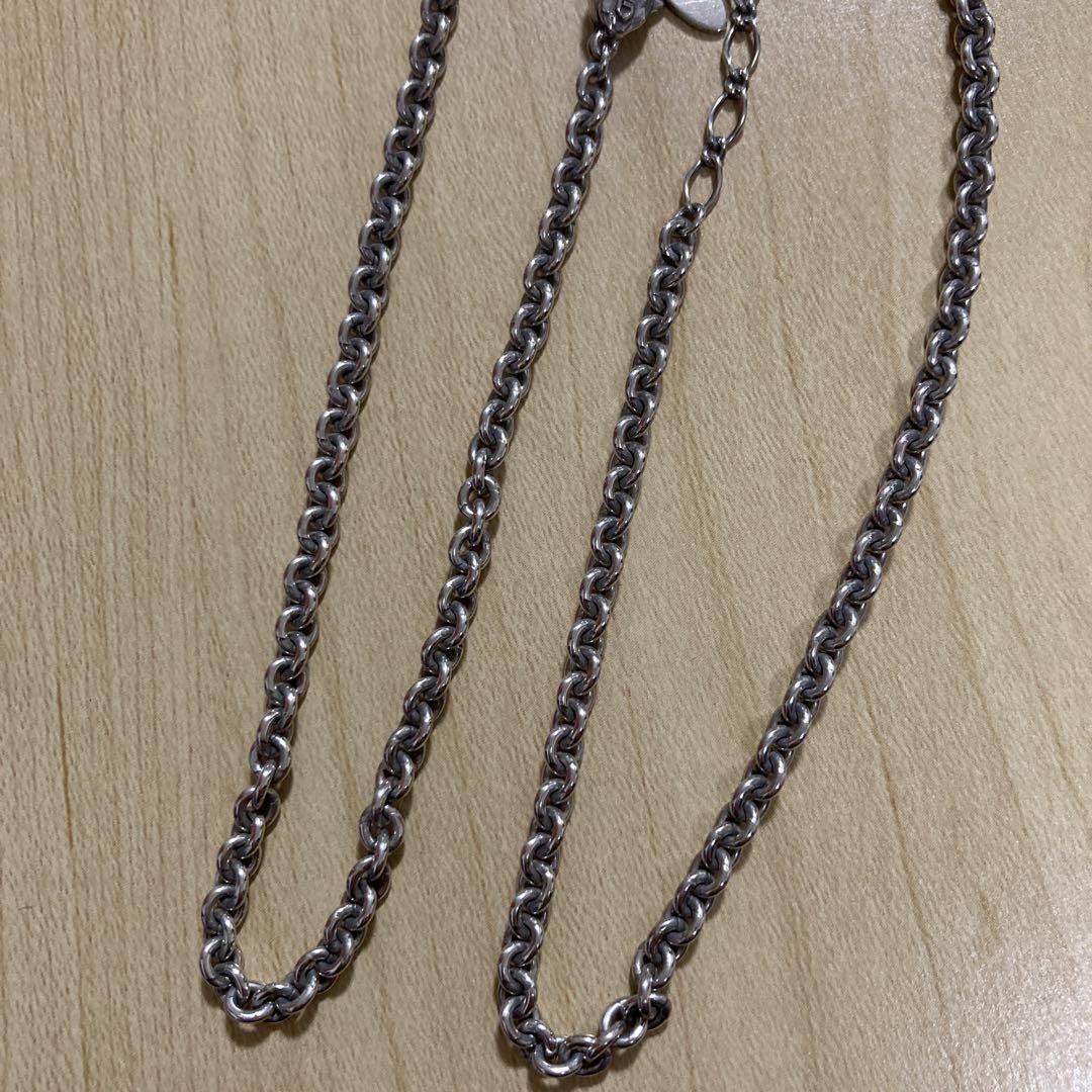 D*p様 ガルニ　あずきネックレスチェーン　シルバー925 極太ネックレスチェー