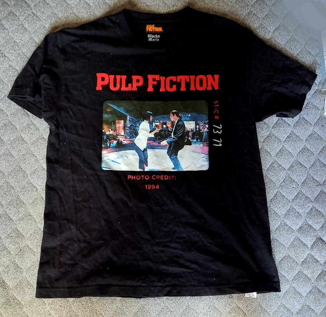ワコマリア　パルプフィクション　tシャツ　黒　L