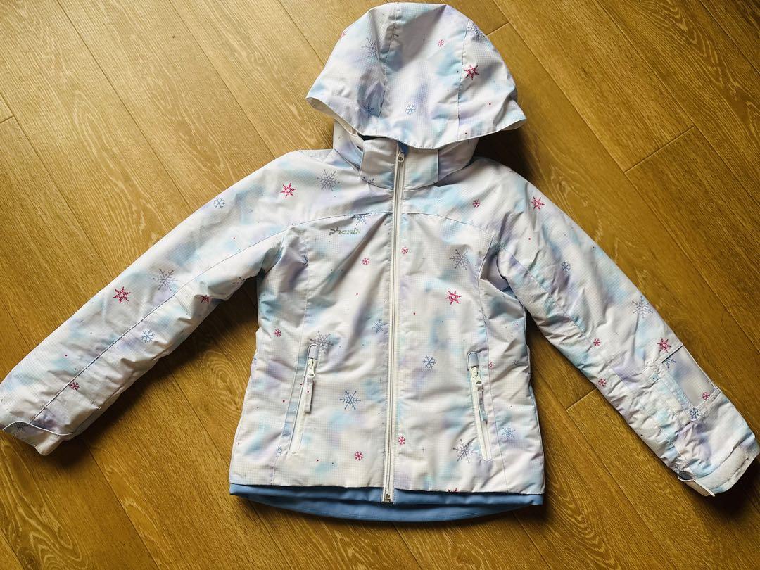 美品 phenixガールズ　スキーウェア 140 上下セット/フェニック調整可