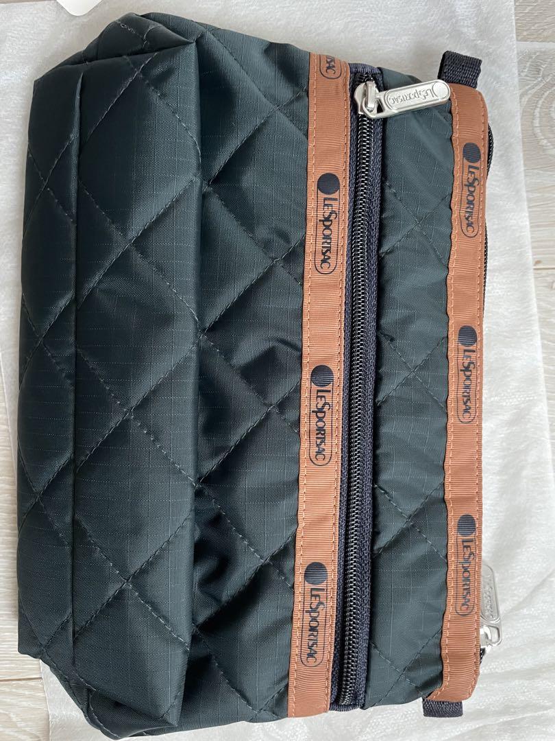 【最終価格】新品LeSportsac レスポートサック　神崎恵ポーチ　ブラウン BEAUTY MAKEUP POUCHトフィーブラウン（ポーチ）｜LeSportsac