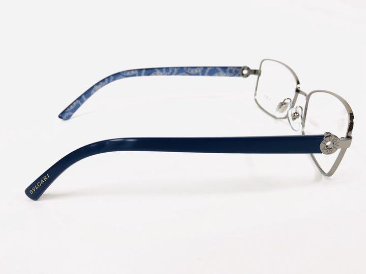 未使用 正規品 BVLGARI ブルガリ ダークパープル メガネ 眼鏡 H502